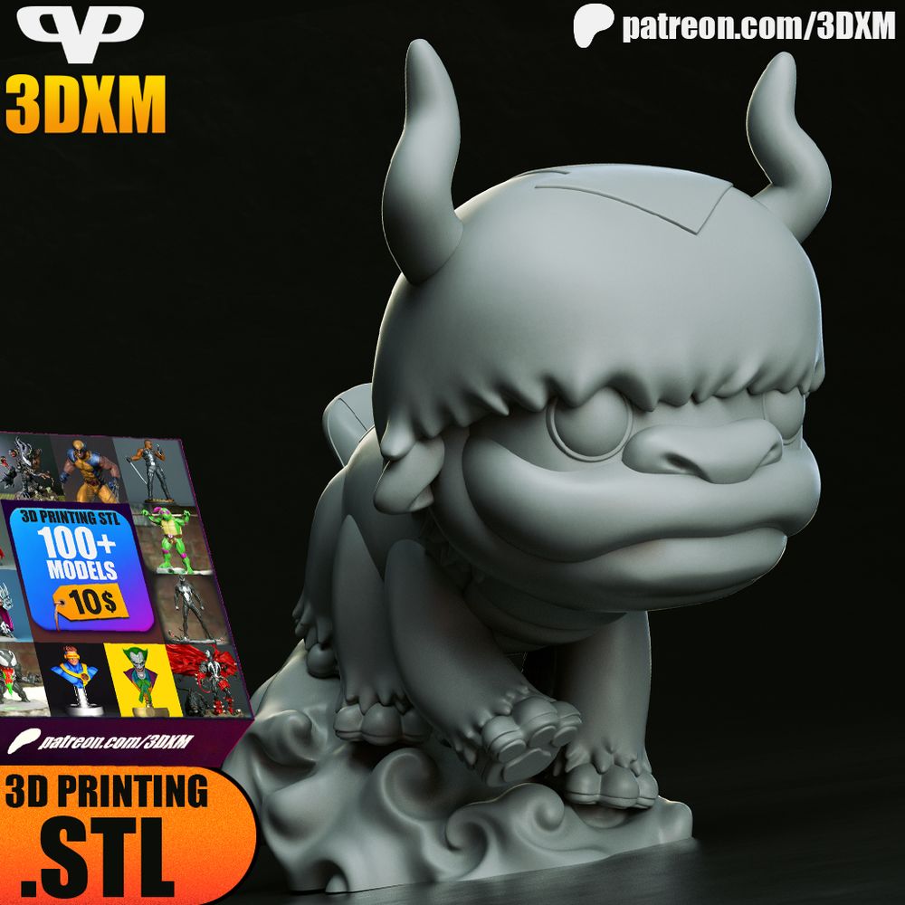 图片[4]-飞天蛮牛-3D合纵社-3D打印模型STL格式3mf格式免费下载！