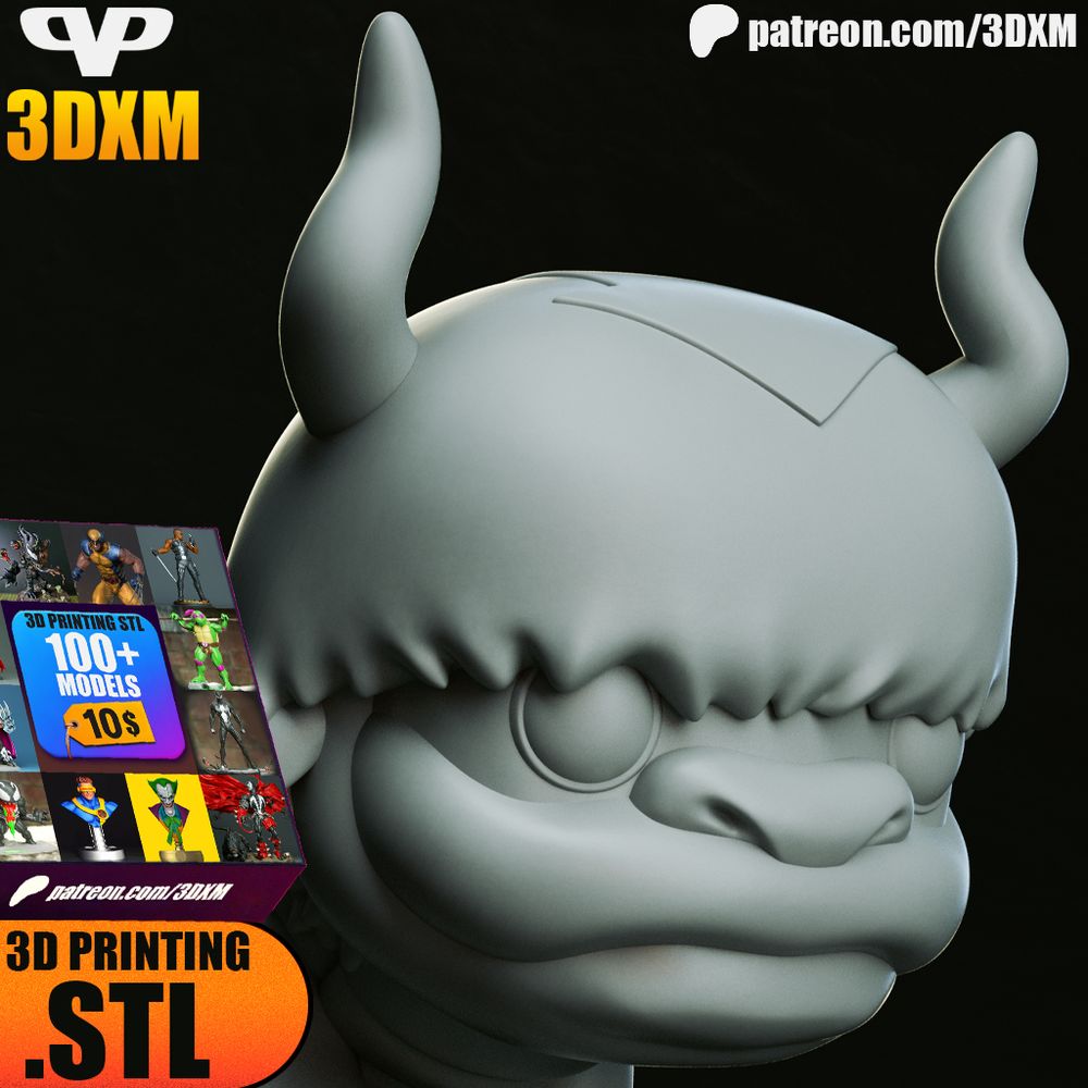 图片[3]-飞天蛮牛-3D合纵社-3D打印模型STL格式3mf格式免费下载！