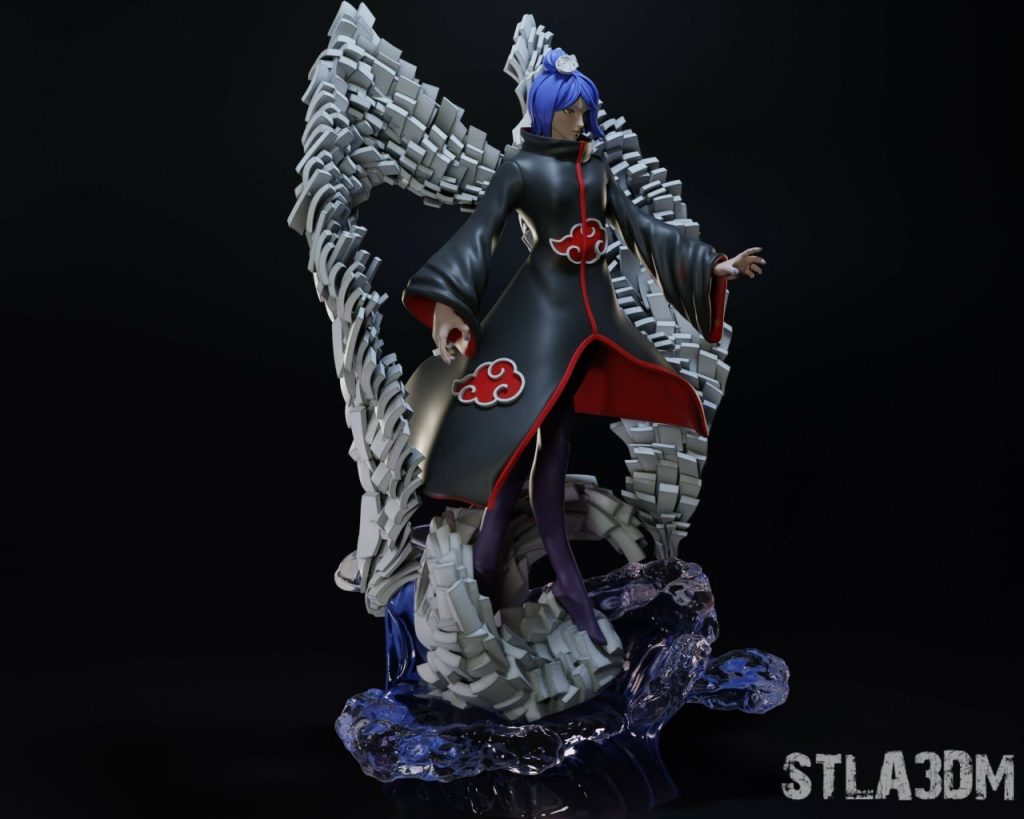 图片[4]-【火影忍者】小南-3D合纵社-3D打印模型STL格式3mf格式免费下载！