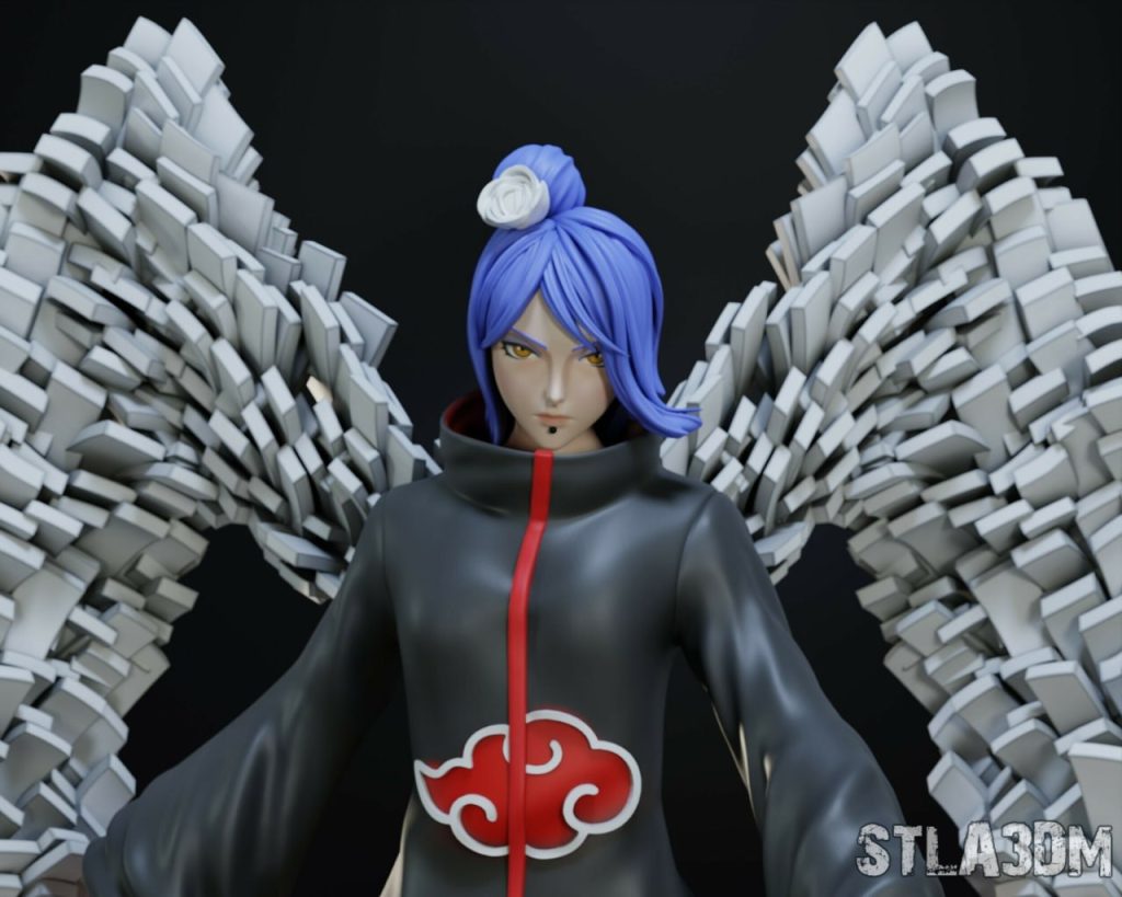 图片[2]-【火影忍者】小南-3D合纵社-3D打印模型STL格式3mf格式免费下载！