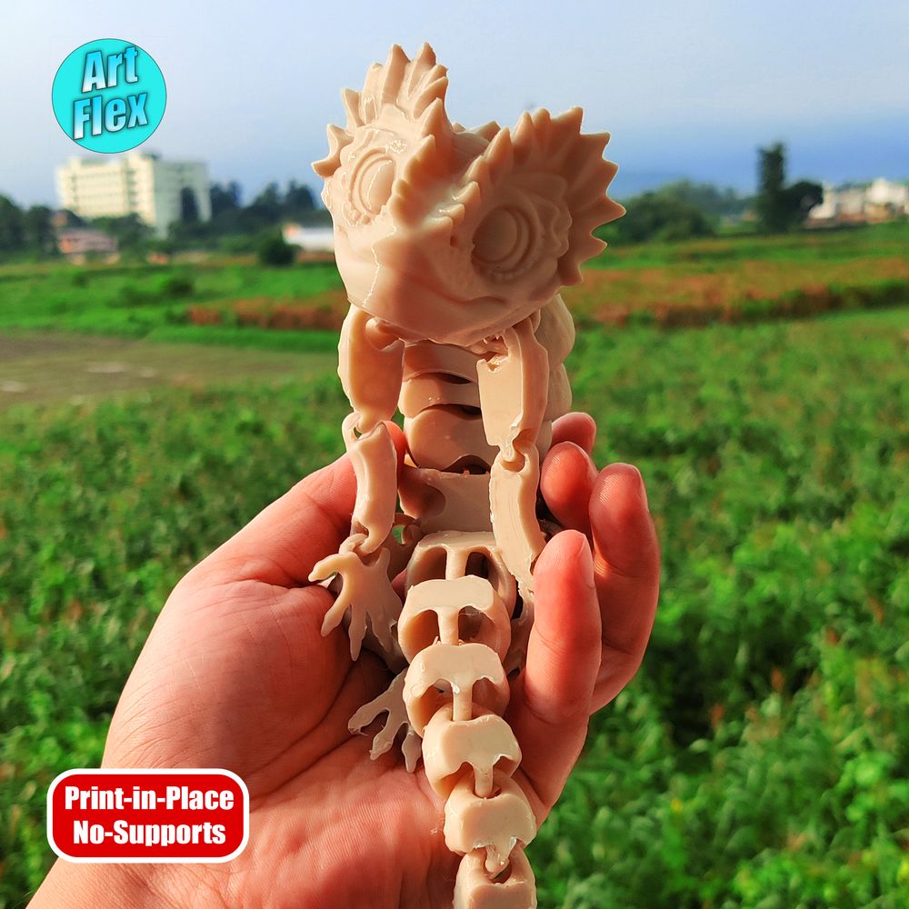 蜥蜴-3D合纵社-3D打印模型STL格式3mf格式免费下载！