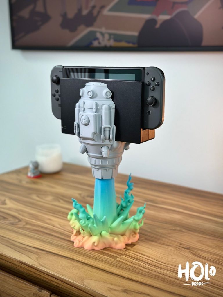 Switch火箭开关底座-3D合纵社-3D打印模型STL格式3mf格式免费下载！