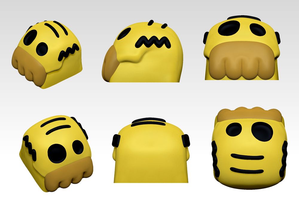 图片[4]-骷髅头辛普森一家键盘帽-3D合纵社-3D打印模型STL格式3mf格式免费下载！