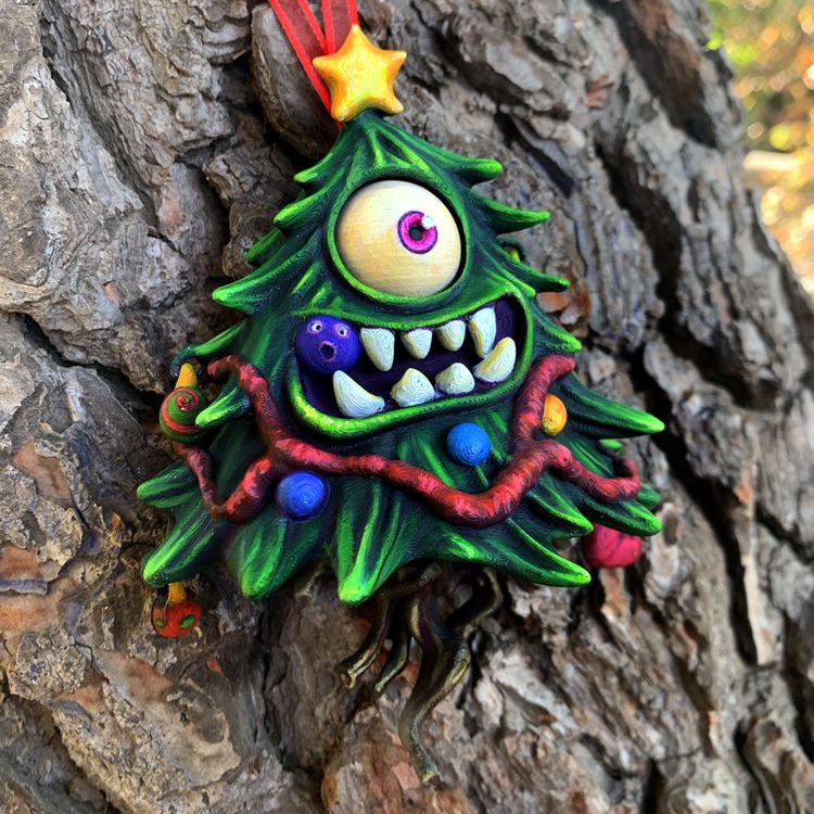 图片[2]-圣诞树装饰-3D合纵社-3D打印模型STL格式3mf格式免费下载！