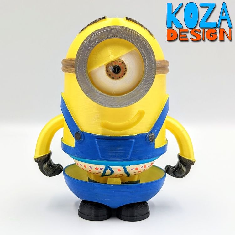 图片[4]-【超级奶爸】小黄人-3D合纵社-3D打印模型STL格式3mf格式免费下载！