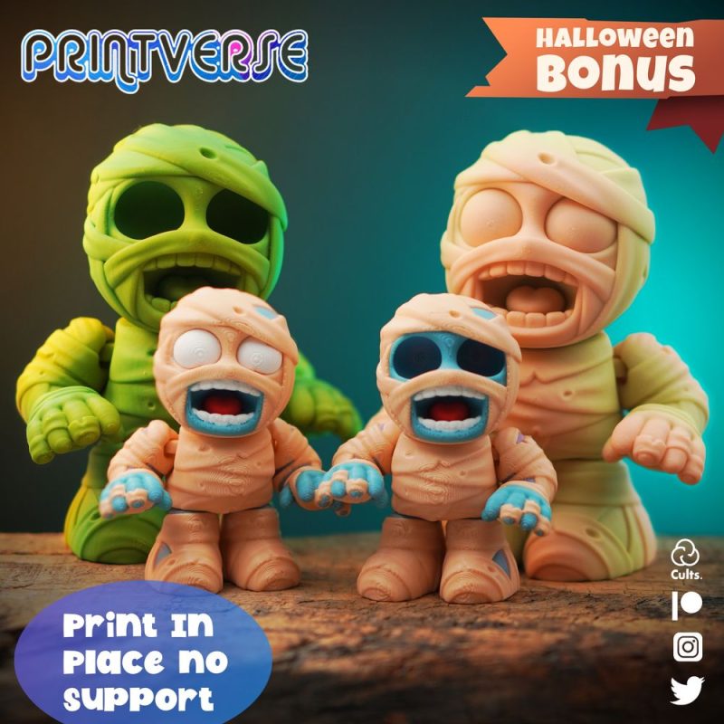 木乃伊-3D合纵社-3D打印模型STL格式3mf格式免费下载！