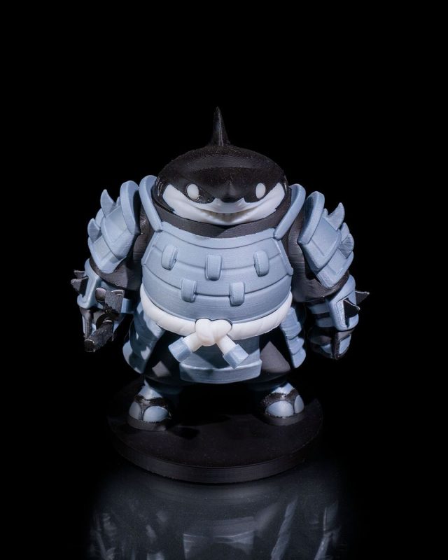 忍者鲨鱼-3D合纵社-3D打印模型STL格式3mf格式免费下载！