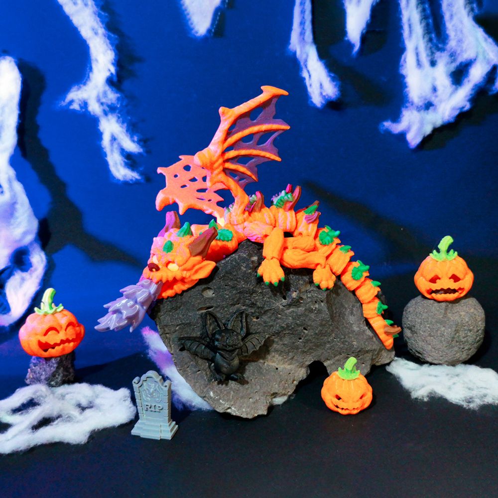 喷火南瓜龙-3D合纵社-3D打印模型STL格式3mf格式免费下载！