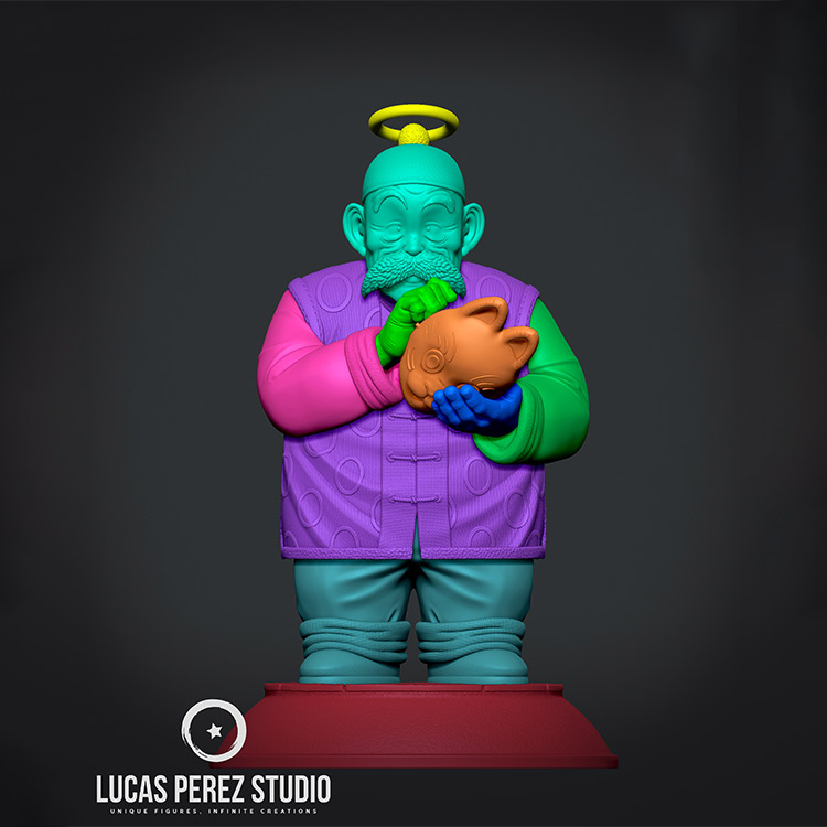 图片[3]-【七龙珠】爷爷-3D合纵社-3D打印模型STL格式3mf格式免费下载！