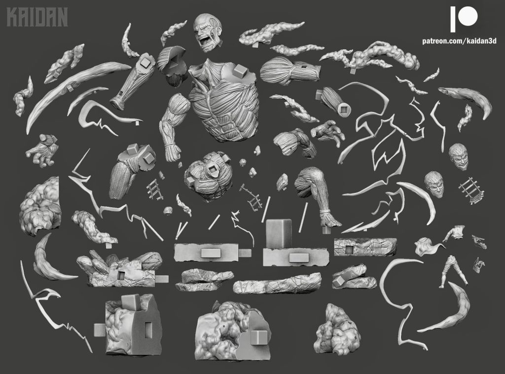 图片[2]-【进击的巨人】利威尔-3D合纵社-3D打印模型STL格式3mf格式免费下载！