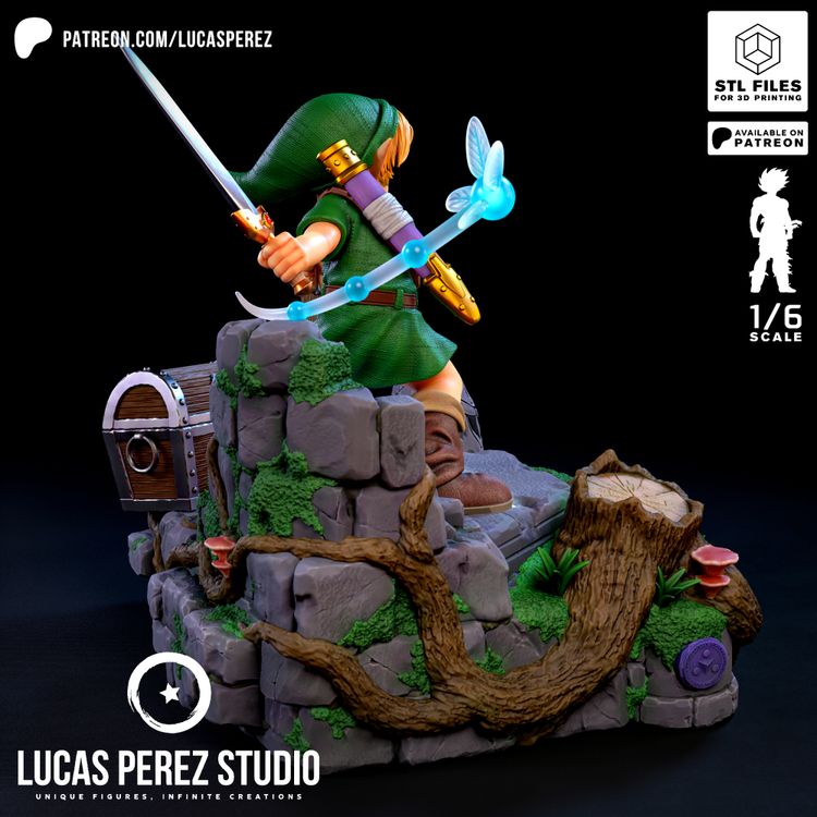 图片[4]-【塞尔达传说】林克-3D合纵社-3D打印模型STL格式3mf格式免费下载！