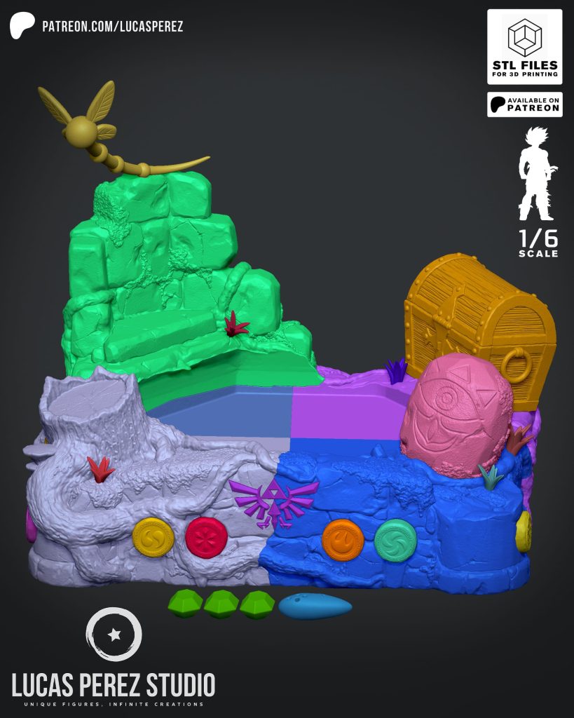 图片[2]-【塞尔达传说】林克-3D合纵社-3D打印模型STL格式3mf格式免费下载！