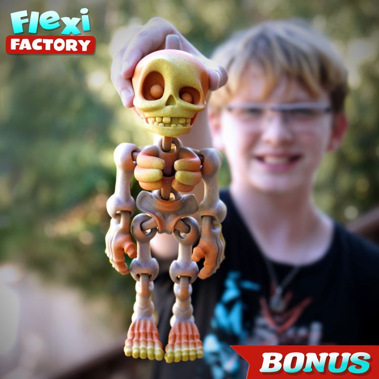 骷髅人、钥匙扣-3D合纵社-3D打印模型STL格式3mf格式免费下载！