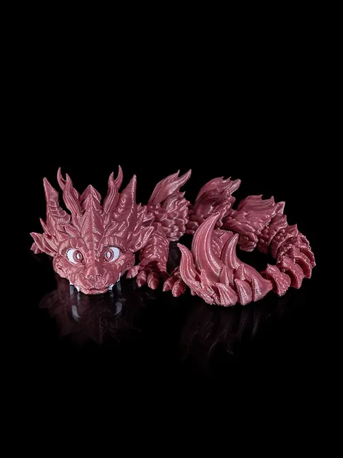 龙-3D合纵社-3D打印模型STL格式3mf格式免费下载！