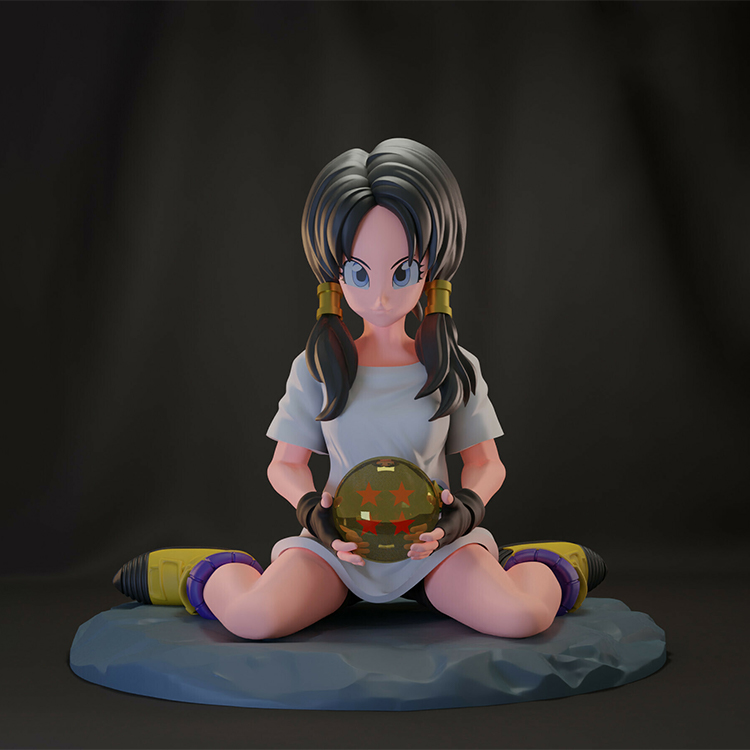 【龙珠】比迪丽-3D合纵社-3D打印模型STL格式3mf格式免费下载！