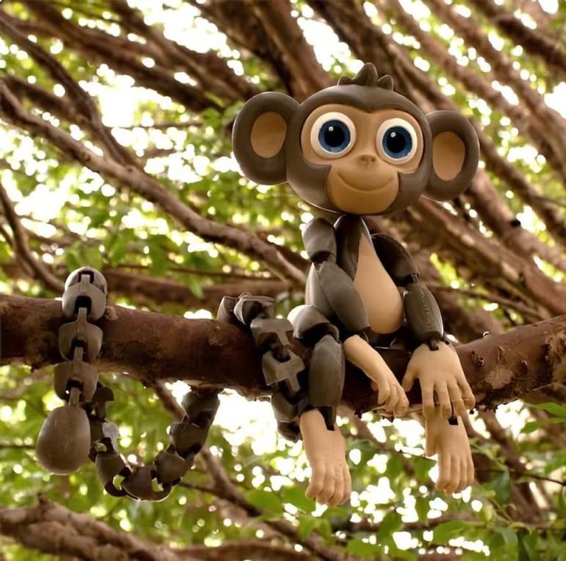 猴子-3D合纵社-3D打印模型STL格式3mf格式免费下载！