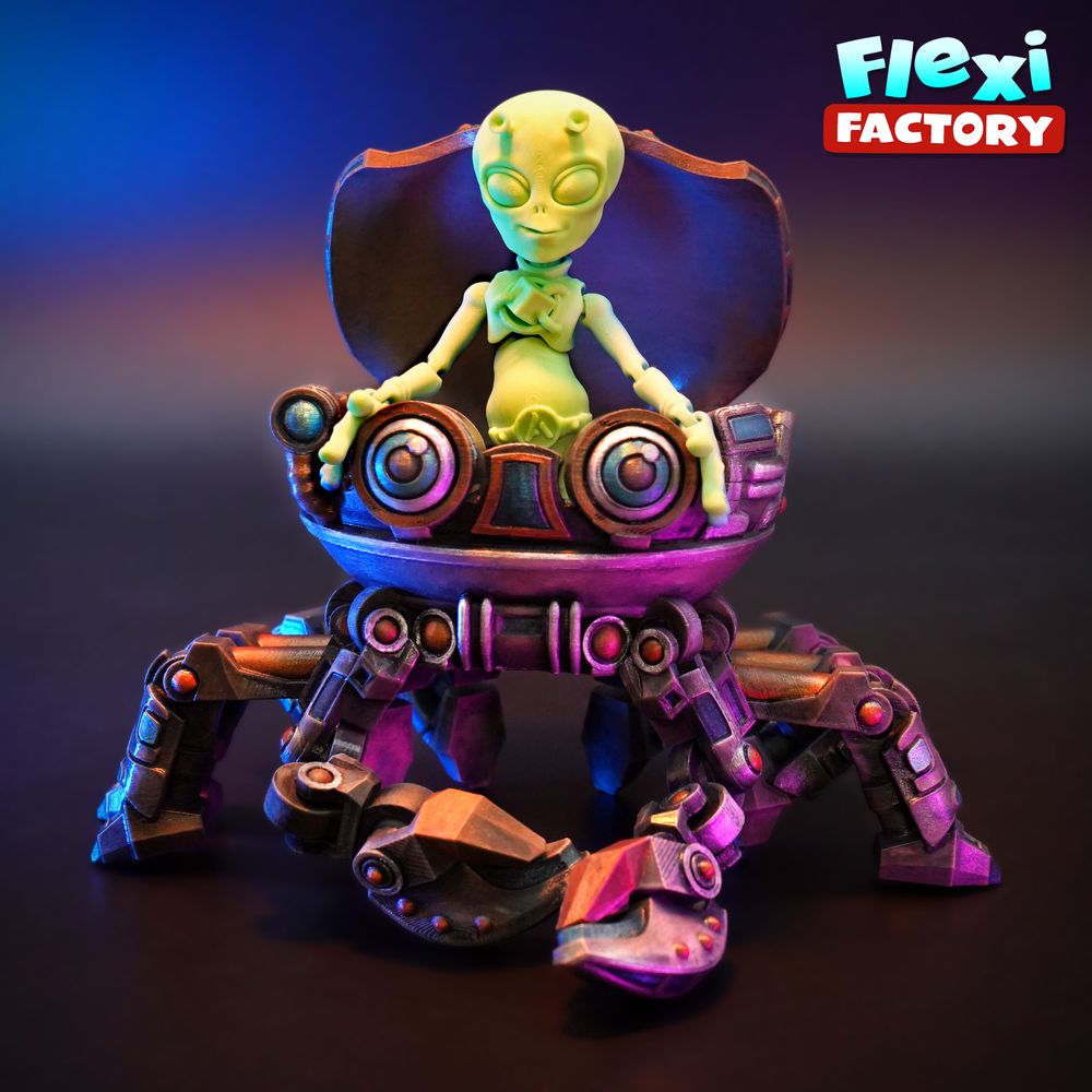 图片[4]-赛博机甲螃蟹-3D合纵社-3D打印模型STL格式3mf格式免费下载！