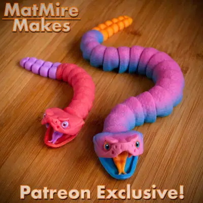 响尾蛇-3D合纵社-3D打印模型STL格式3mf格式免费下载！