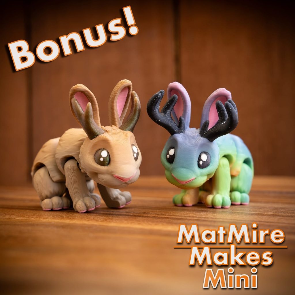 图片[3]-麋鹿小兔子-3D合纵社-3D打印模型STL格式3mf格式免费下载！