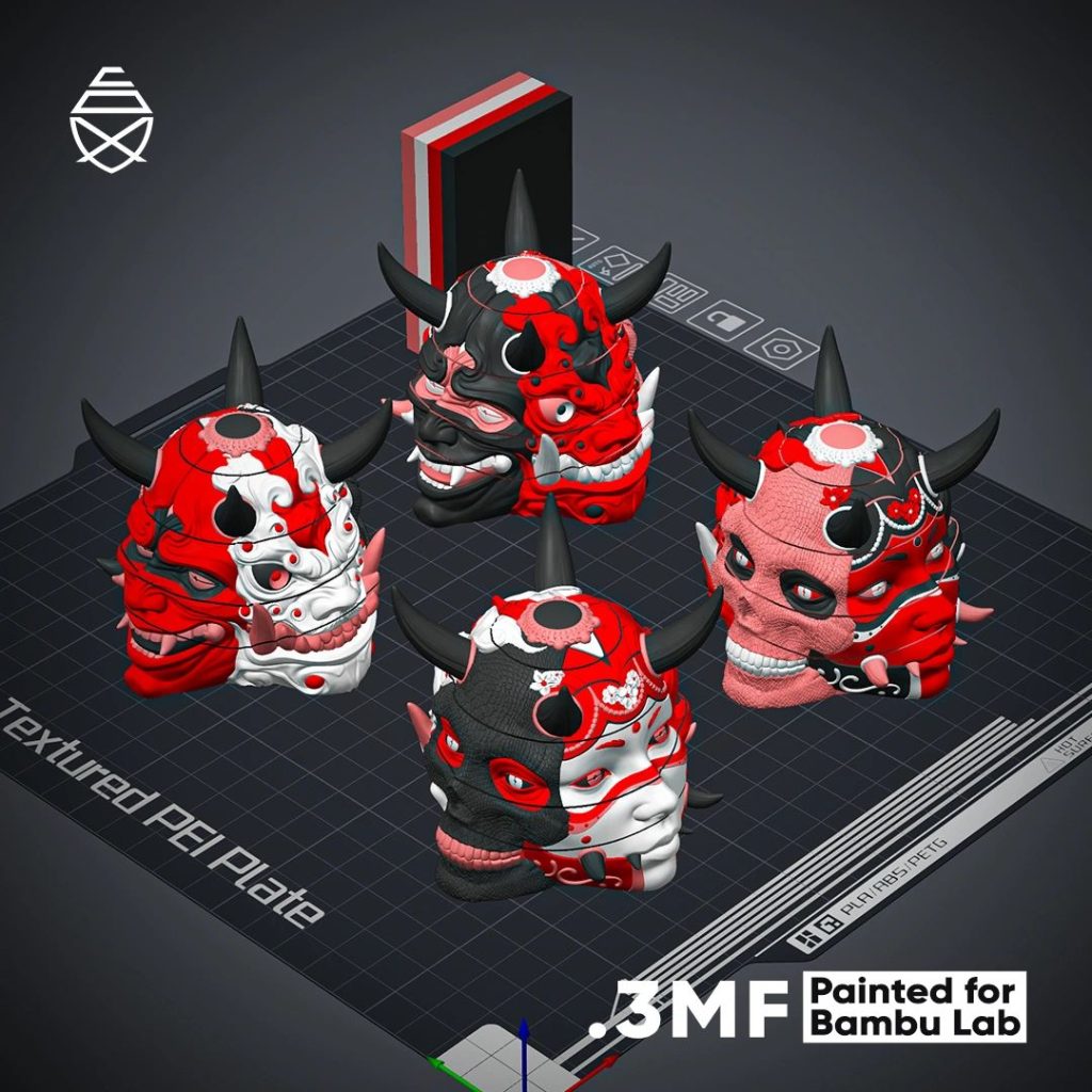 图片[2]-四面螺旋妖怪-3D合纵社-3D打印模型STL格式3mf格式免费下载！