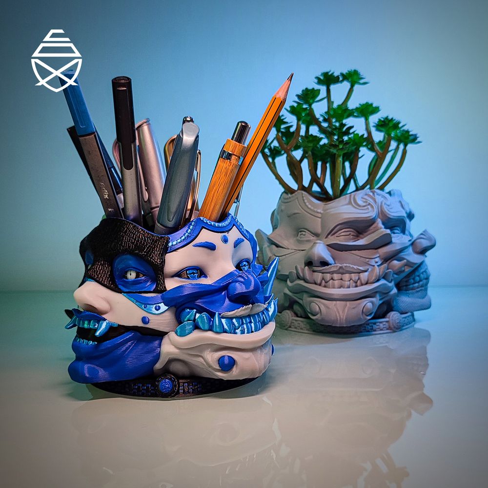 图片[3]-多面花盆、笔筒-3D合纵社-3D打印模型STL格式3mf格式免费下载！