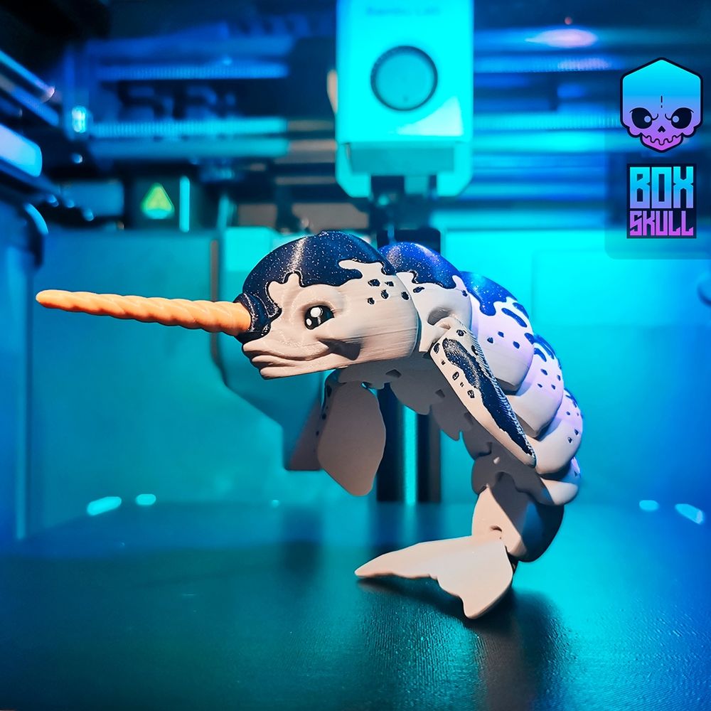 图片[3]-独角鲸-3D合纵社-3D打印模型STL格式3mf格式免费下载！