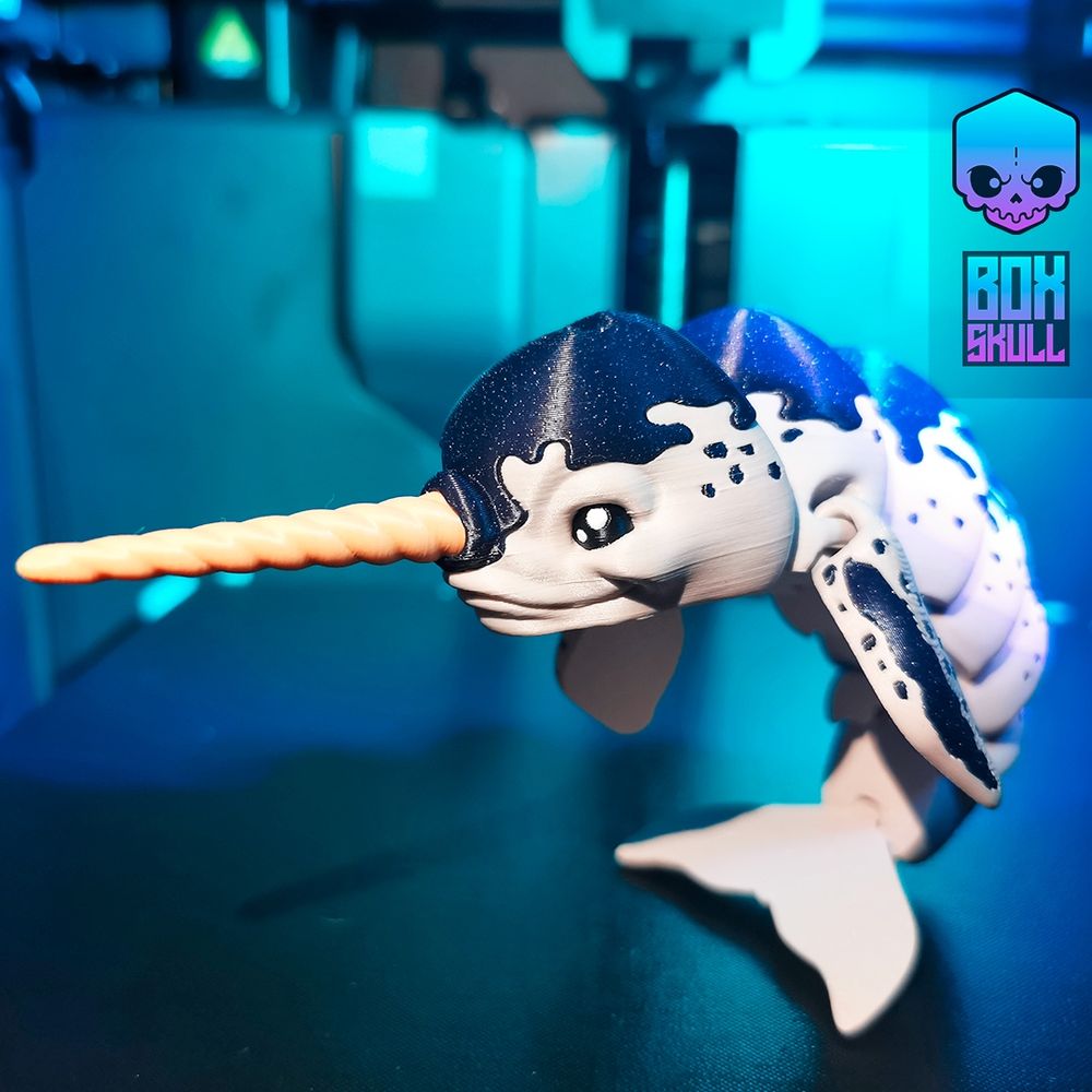 图片[2]-独角鲸-3D合纵社-3D打印模型STL格式3mf格式免费下载！