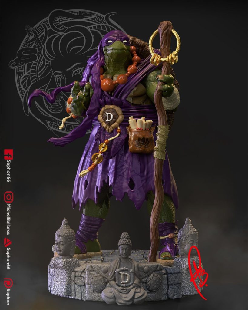 图片[4]-【忍者神龟】多纳泰罗-3D合纵社-3D打印模型STL格式3mf格式免费下载！