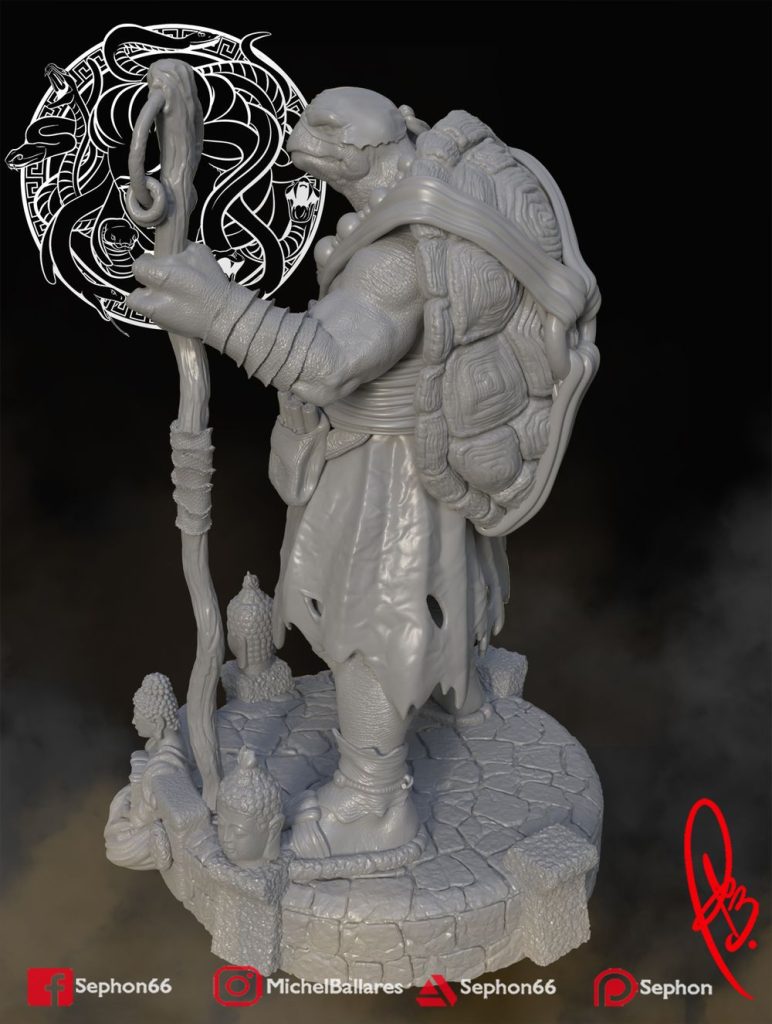 图片[2]-【忍者神龟】多纳泰罗-3D合纵社-3D打印模型STL格式3mf格式免费下载！