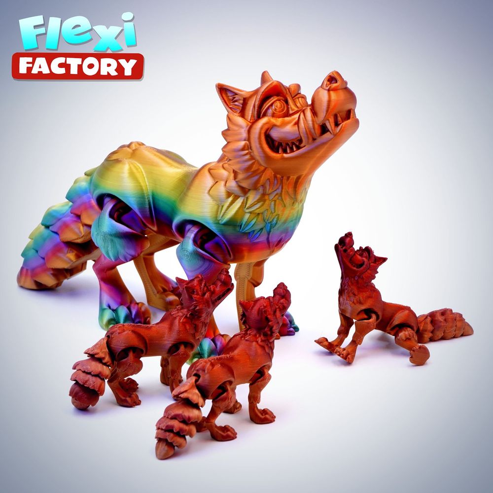 图片[2]-狼-3D合纵社-3D打印模型STL格式3mf格式免费下载！