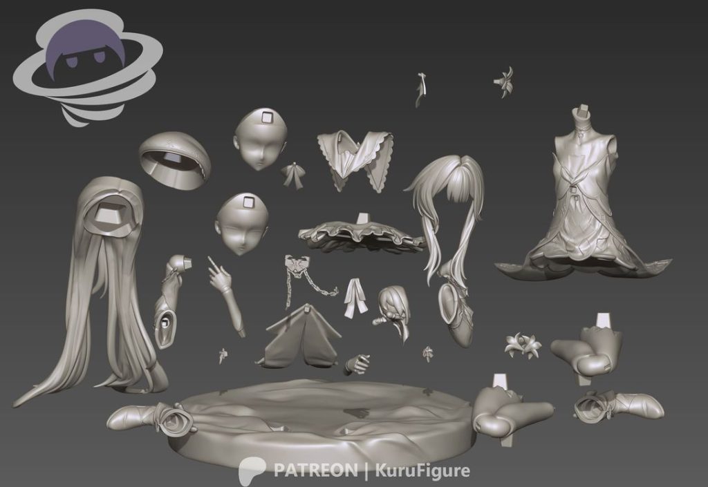 图片[2]-【崩坏：星穹铁道】黑塔-3D合纵社-3D打印模型STL格式3mf格式免费下载！