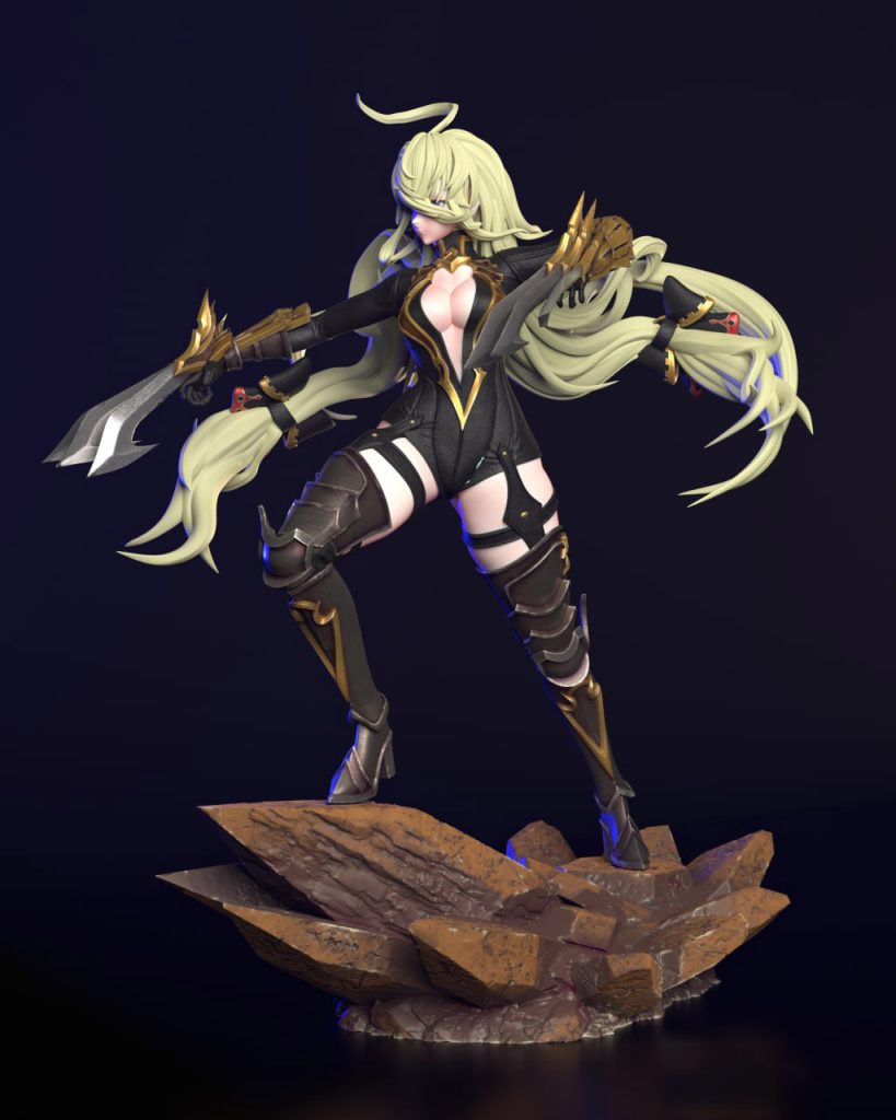 图片[2]-【碧蓝幻想】布列迪塔-3D合纵社-3D打印模型STL格式3mf格式免费下载！