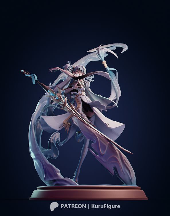 图片[5]-【鸣潮】今汐-3D合纵社-3D打印模型STL格式3mf格式免费下载！