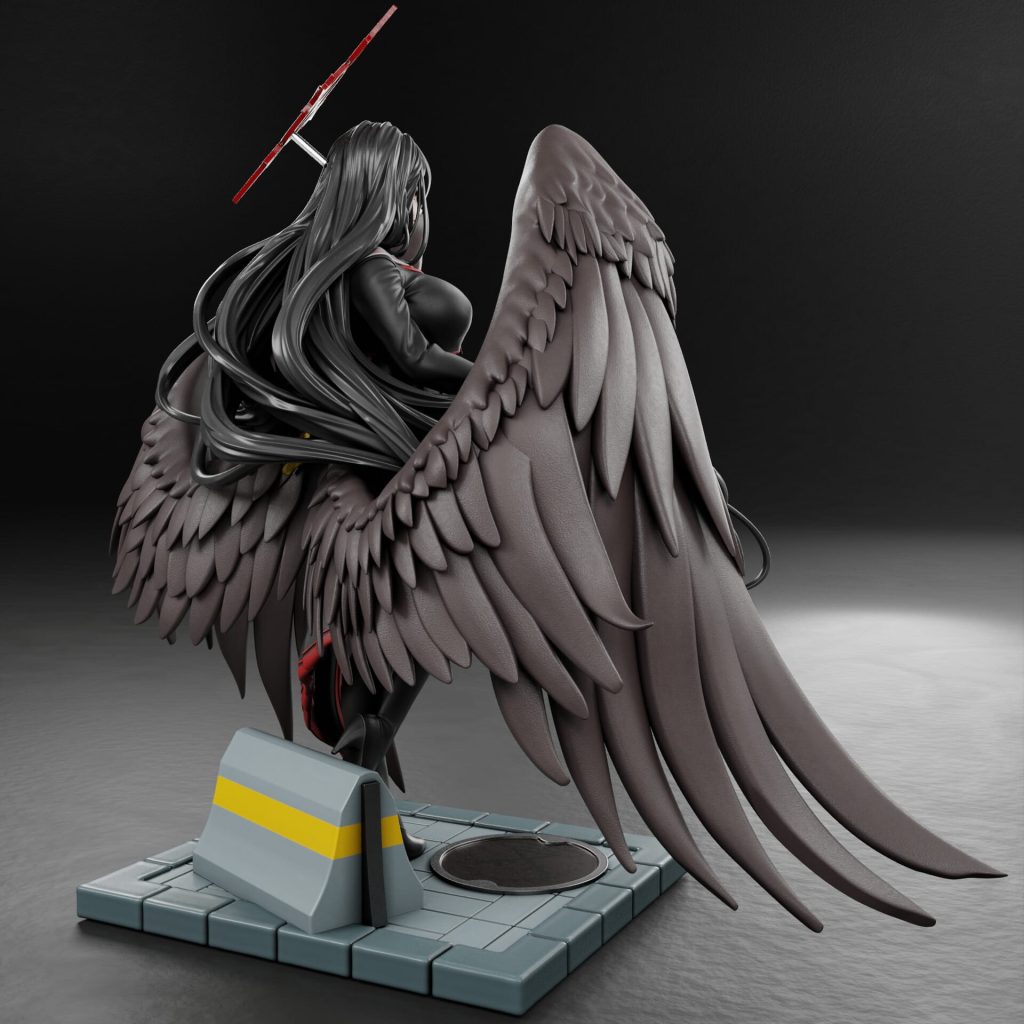 图片[3]-【蔚蓝档案】羽川莲见-3D合纵社-3D打印模型STL格式3mf格式免费下载！