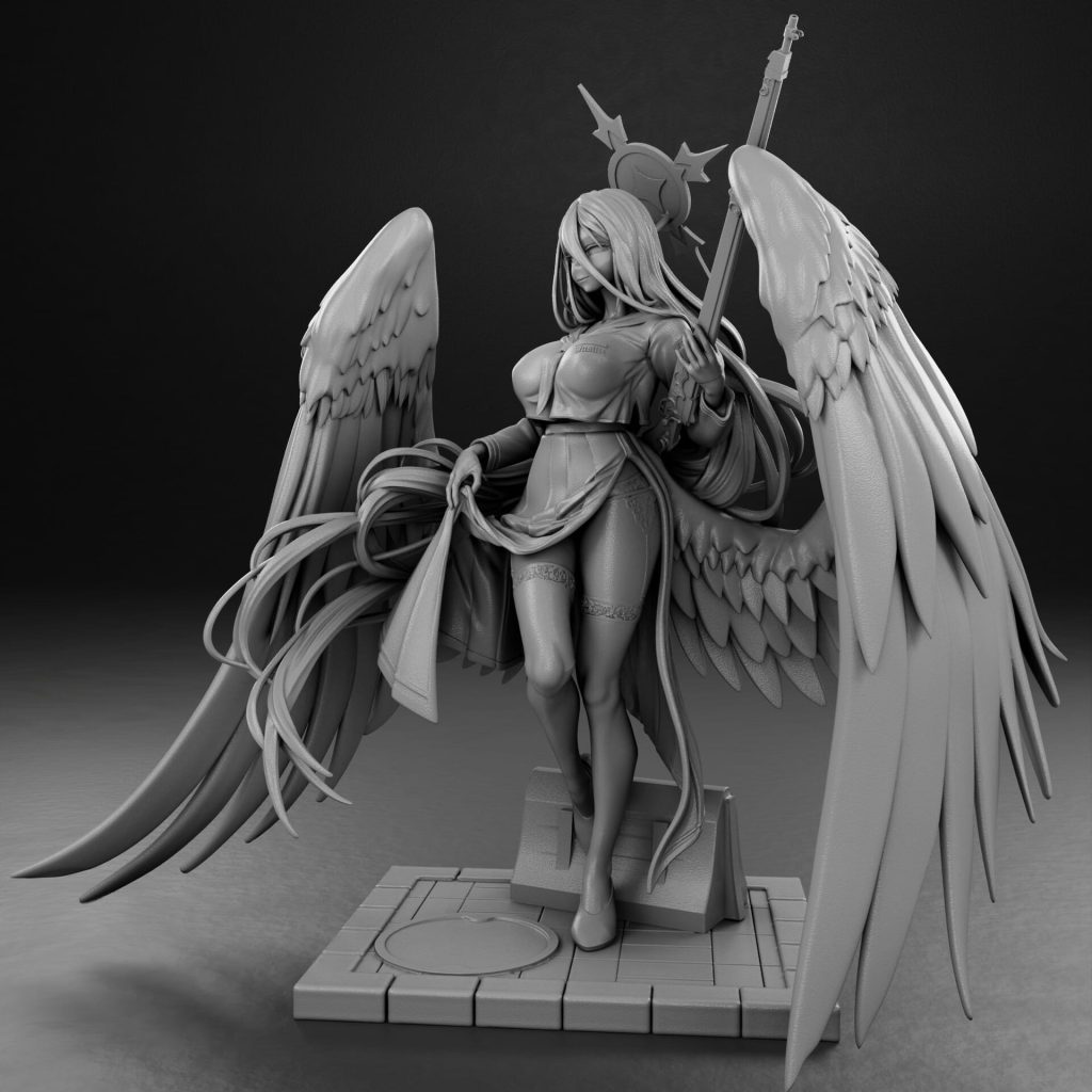 图片[2]-【蔚蓝档案】羽川莲见-3D合纵社-3D打印模型STL格式3mf格式免费下载！