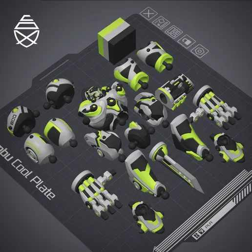 图片[2]-欧米茄机器人-3D合纵社-3D打印模型STL格式3mf格式免费下载！