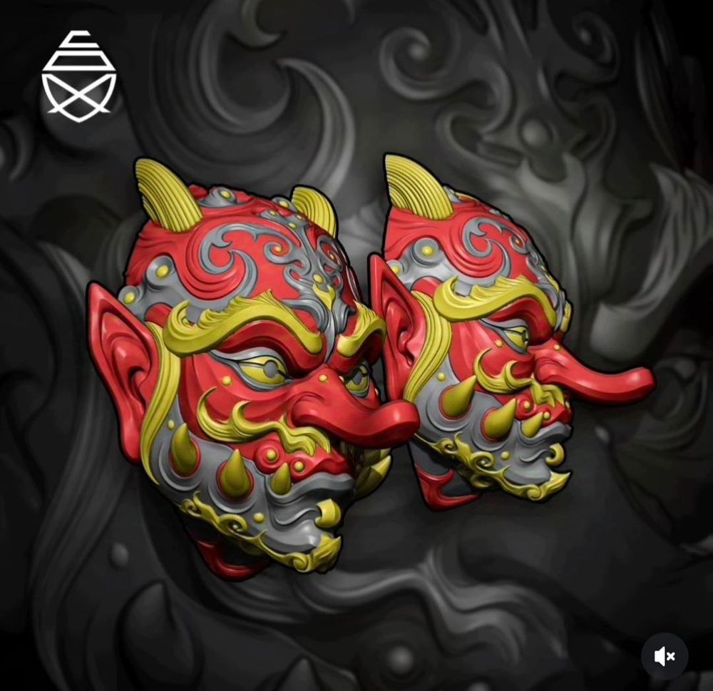 大天狗墙挂钩-3D合纵社-3D打印模型STL格式3mf格式免费下载！