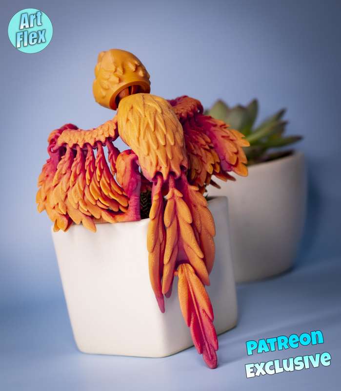 图片[2]-鹦鹉-3D合纵社-3D打印模型STL格式3mf格式免费下载！