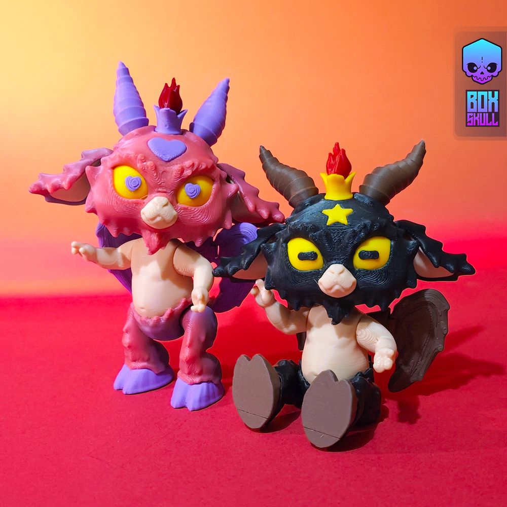 图片[3]-巴特风山羊-3D合纵社-3D打印模型STL格式3mf格式免费下载！