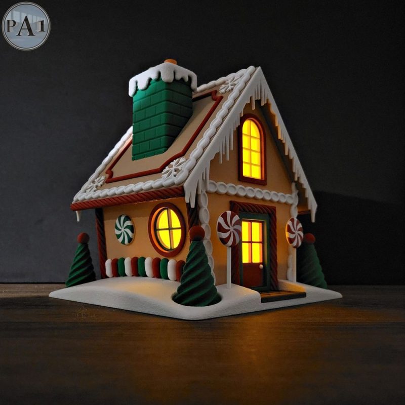 圣诞屋-3D合纵社-3D打印模型STL格式3mf格式免费下载！