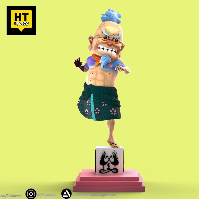【海贼王】豹五郎-3D合纵社-3D打印模型STL格式3mf格式免费下载！