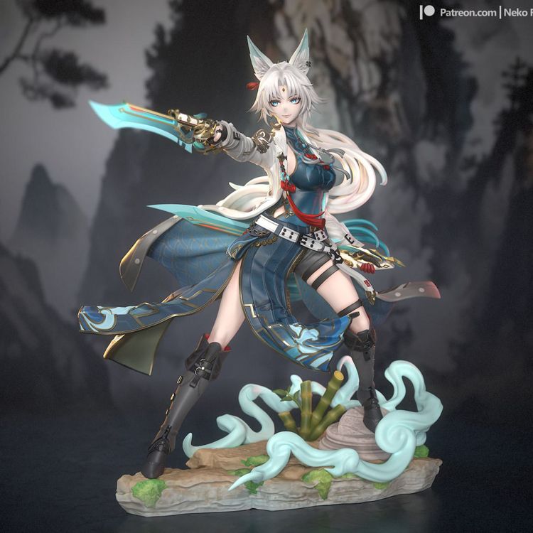 【崩坏：星穹铁道】飞霄-3D合纵社-3D打印模型STL格式3mf格式免费下载！