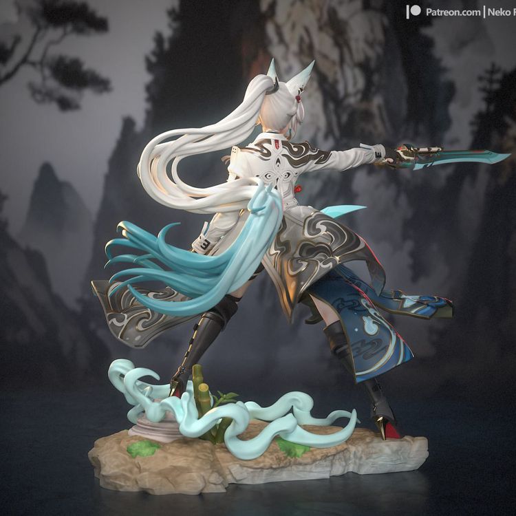 图片[3]-【崩坏：星穹铁道】飞霄-3D合纵社-3D打印模型STL格式3mf格式免费下载！