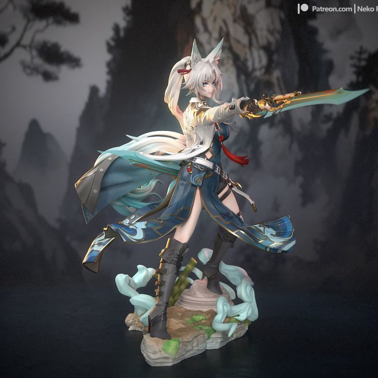 图片[2]-【崩坏：星穹铁道】飞霄-3D合纵社-3D打印模型STL格式3mf格式免费下载！