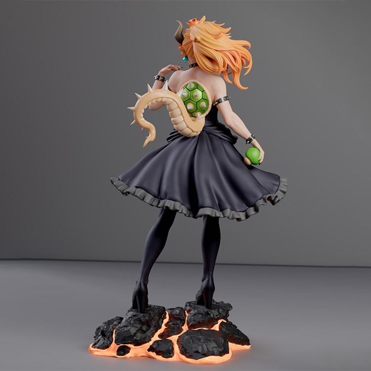 图片[2]-【超级玛莉】库巴姬-3D合纵社-3D打印模型STL格式3mf格式免费下载！