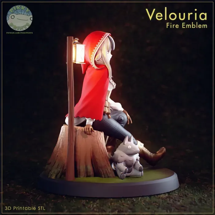 图片[4]-【火焰之纹章】狼之女 蓓罗亚-3D合纵社-3D打印模型STL格式3mf格式免费下载！