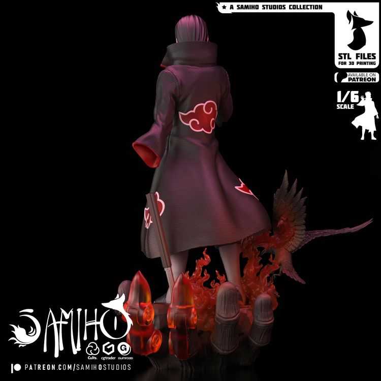 图片[3]-【火影忍者】宇智波鼬-3D合纵社-3D打印模型STL格式3mf格式免费下载！