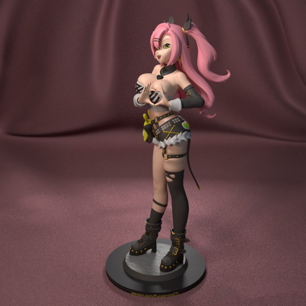 图片[4]-【绝区零】比愛心的妮可-3D合纵社-3D打印模型STL格式3mf格式免费下载！