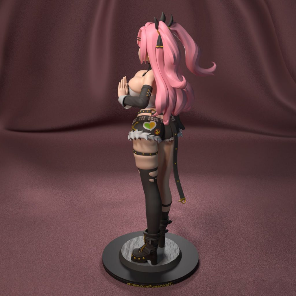 图片[3]-【绝区零】比愛心的妮可-3D合纵社-3D打印模型STL格式3mf格式免费下载！