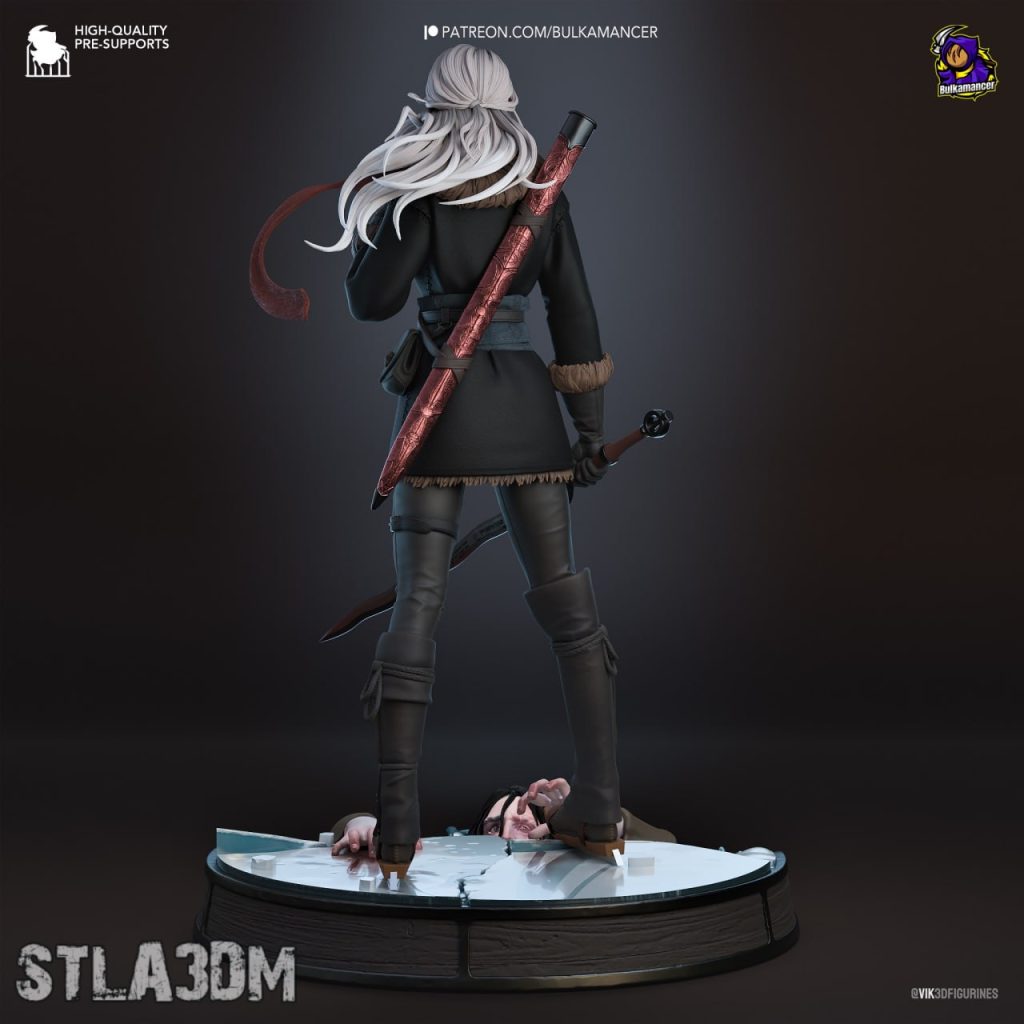 图片[2]-【巫师】希里-3D合纵社-3D打印模型STL格式3mf格式免费下载！